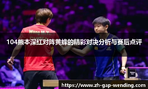 104熊本深红对阵黄蜂的精彩对决分析与赛后点评